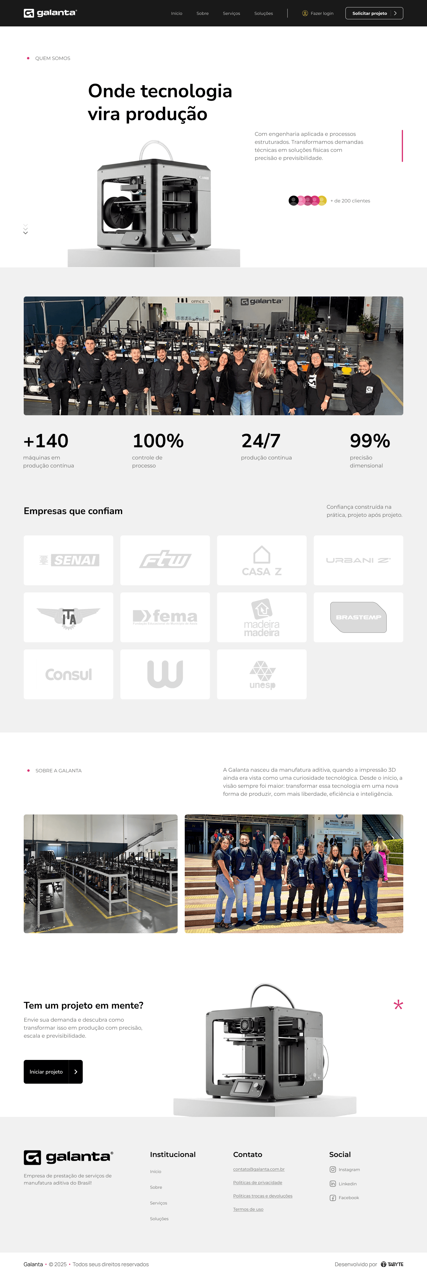 Luminária Circular em PLA